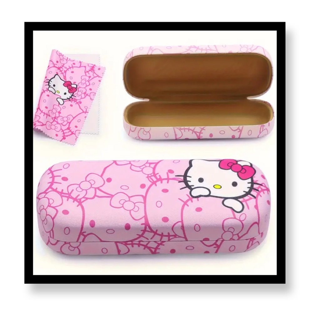 (New in package)Hello Kitty Pink Glasses Case